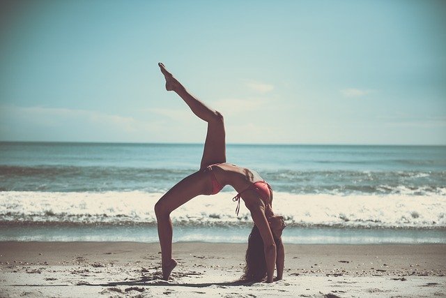 beach jóga